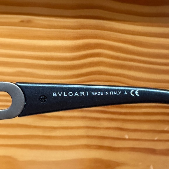 COPY - Bvlgari Shield Sunglasses-Brown & Dark Gray/Black with Swarovski Crystals - Picture 5 of 9